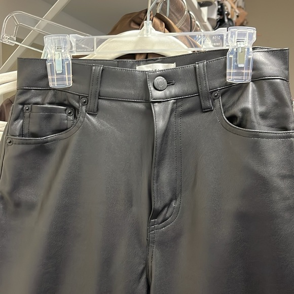 PISTOLA BOOT CUT LEATHER PANTS SZ 25 🖤 - Picture 2 of 4